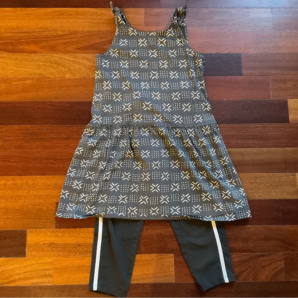 Tea Collection dress with capri leggings size 10